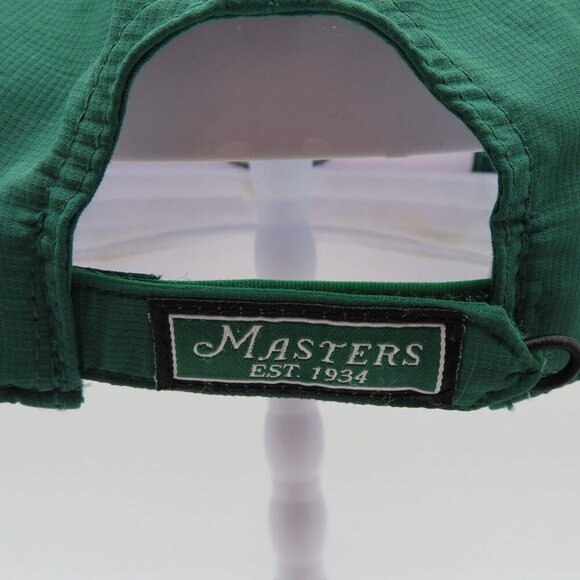 Ahead Adult One Size OS Masters 2014 Golf Tournament Embroidered Hat Green White - Picture 7 of 12